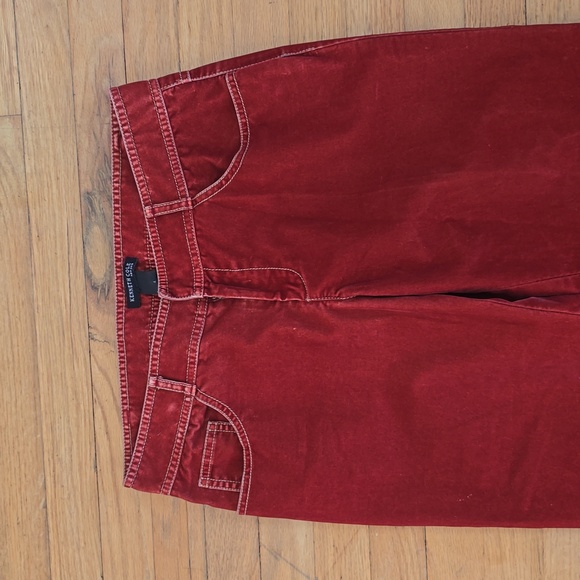 Kenneth Cole New York Hot Red 100% Cotton Mid Rise Jeans Size 4 - Picture 4 of 11